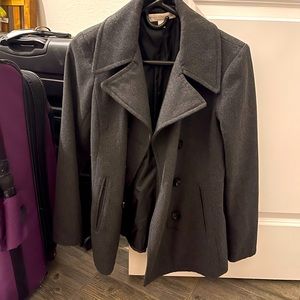Grey peacoat New York and Co Extra small